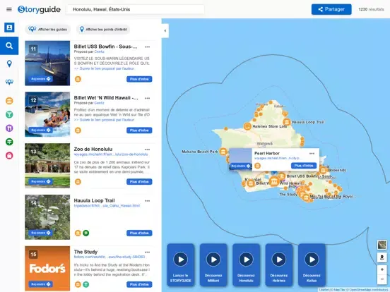 Tangkapan skrin Storyguide : visitez le monde iPad 