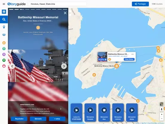 Tangkapan skrin Storyguide : visitez le monde iPad 