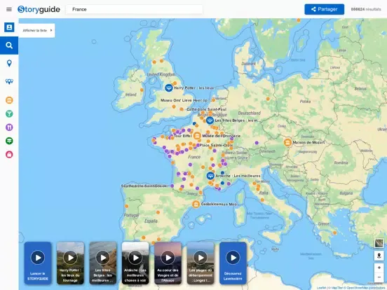 Tangkapan skrin Storyguide : visitez le monde iPad 
