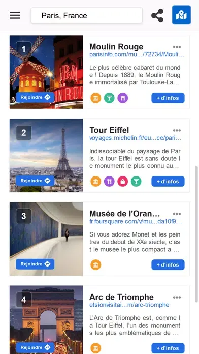 Tangkapan skrin Storyguide : visitez le monde