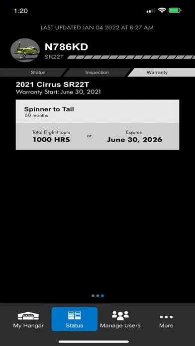 Cirrus IQ سکرین شاٹس