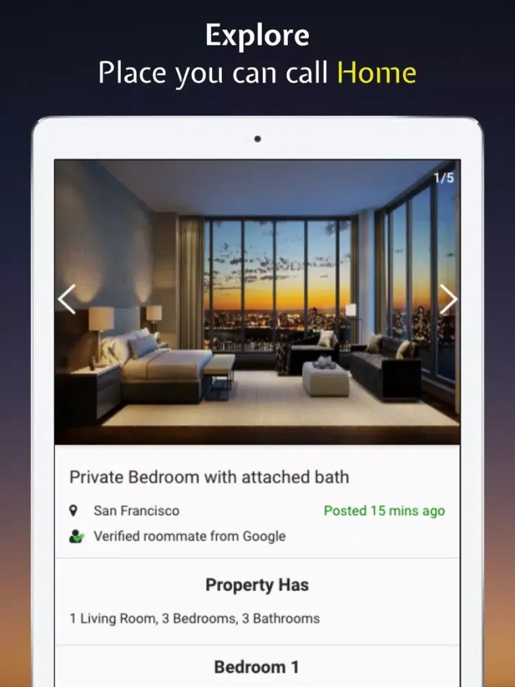 Cirtru: Roommate & Room Finder iPad  سکرین شاٹس