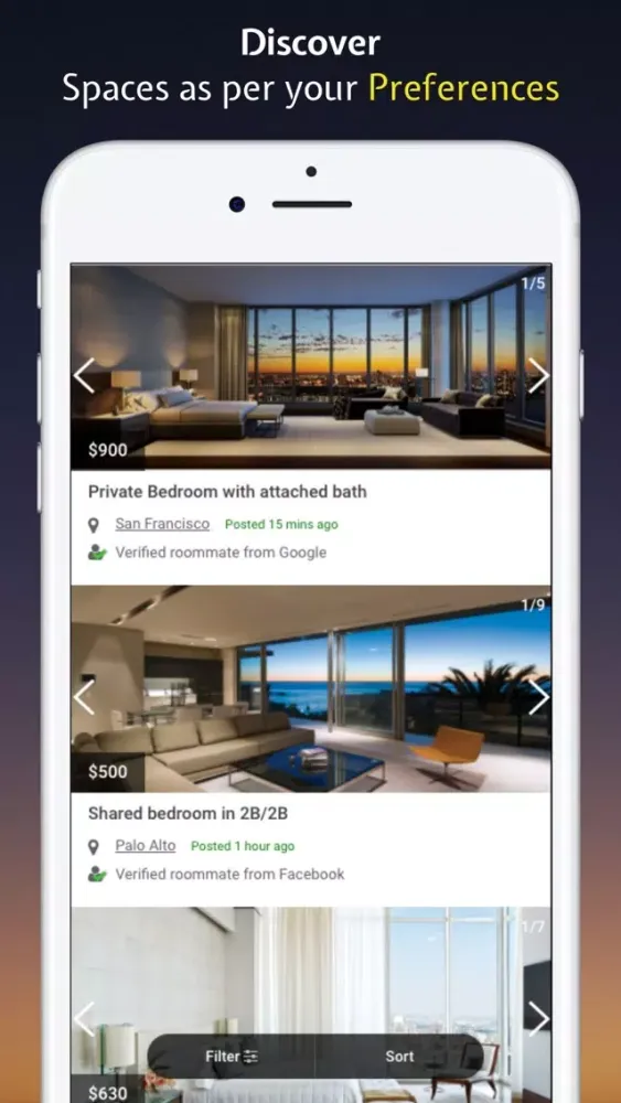 Cirtru: Roommate & Room Finder سکرین شاٹس