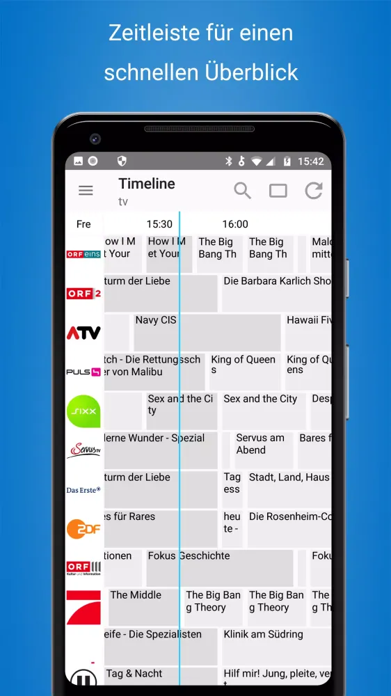 TV Listings AT - Cisana TV+ Screenshots