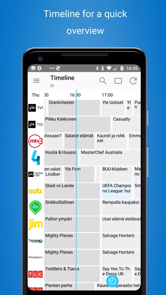 Cisana TV+ TV listings Finland Screenshots