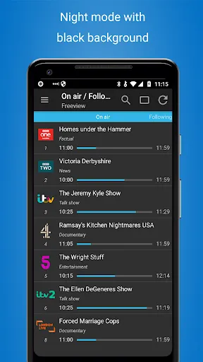 ภาพหน้าจอของ TV Listings Guide UK Cisana TV