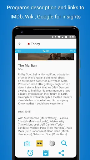 ภาพหน้าจอของ TV Listings Guide UK Cisana TV