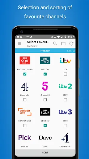ภาพหน้าจอของ TV Listings Guide UK Cisana TV