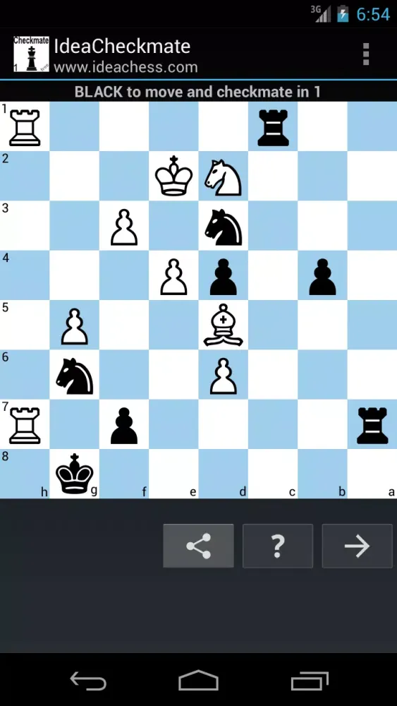 Capturas de pantalla de 1 move checkmate chess puzzles