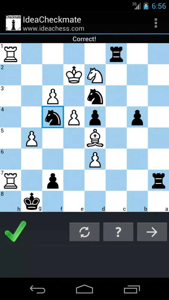 Capturas de pantalla de 1 move checkmate chess puzzles