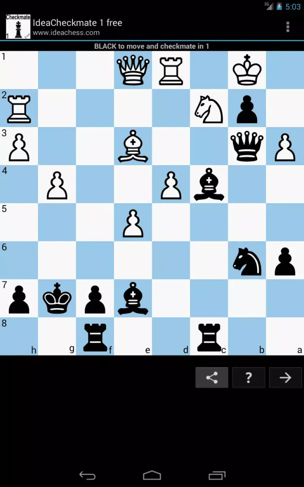 Capturas de pantalla de 1 move checkmate chess puzzles
