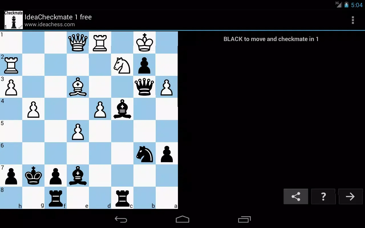 Capturas de pantalla de 1 move checkmate chess puzzles