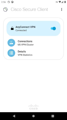 Cisco Secure Client-AnyConnect应用截图