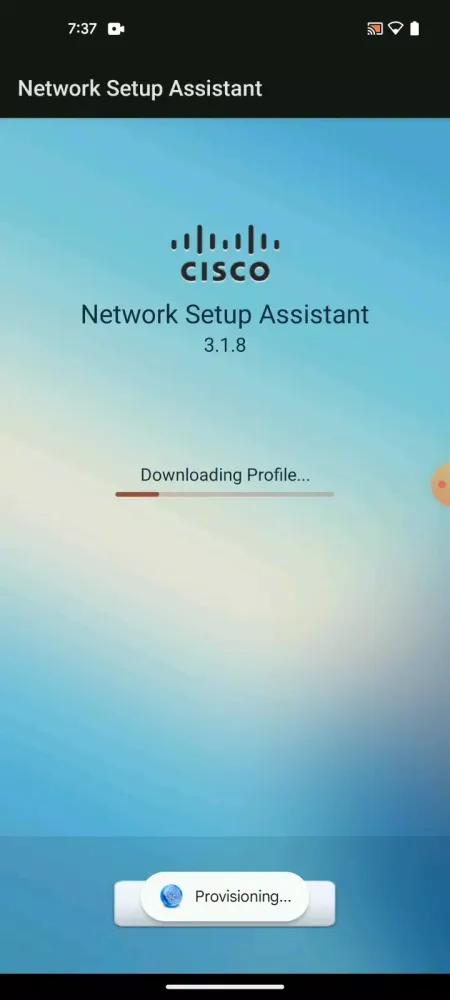 Cisco Network Setup Assistant سکرین شاٹس