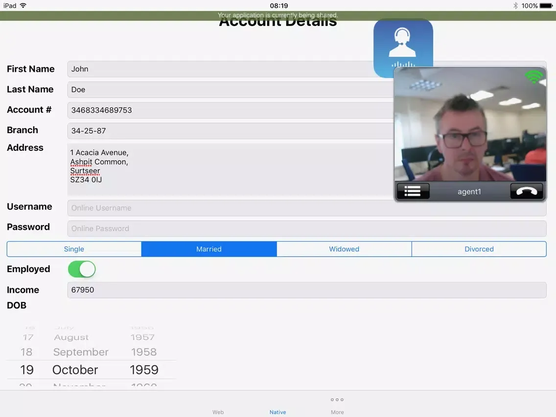 Скриншоты Remote Expert Mobile iPad 