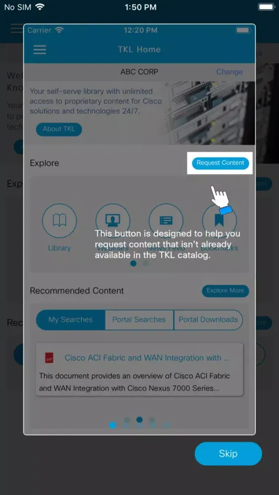 Ảnh chụp màn hình của Cisco TKL