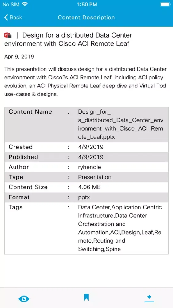 Ảnh chụp màn hình của Cisco TKL