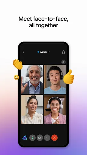 Webex Meetings Screenshots