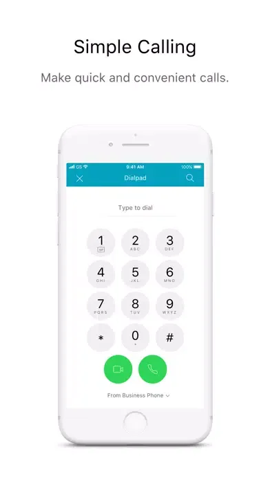Webex Calling Screenshots