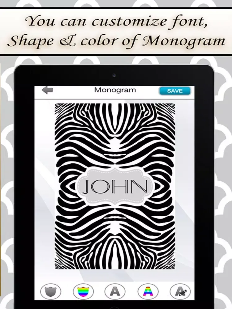 Capturas de pantalla de Monogram HD iPad 