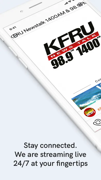Ảnh chụp màn hình của KFRU Newstalk 1400