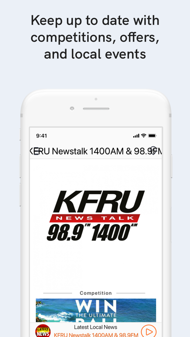 Zrzuty ekranu KFRU Newstalk 1400