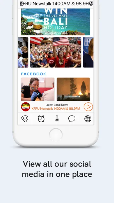 Ảnh chụp màn hình của KFRU Newstalk 1400