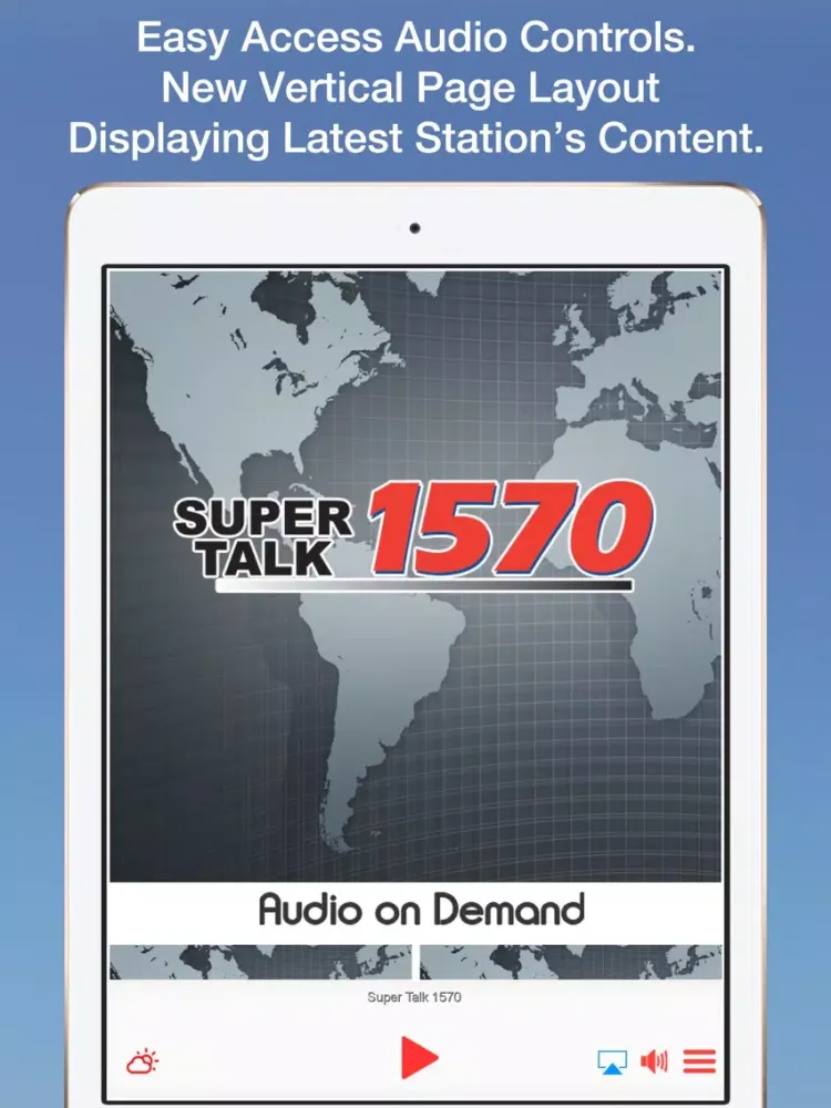 Tangkapan skrin Super Talk 1570 iPad 