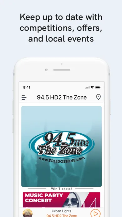94.5 HD2 The Zone স্ক্রিনশট