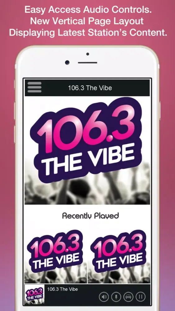 Captures d'écran de 106.3 The Vibe