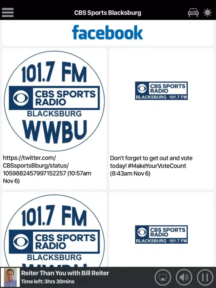 CBS Sports Blacksburg iPad 應用截圖