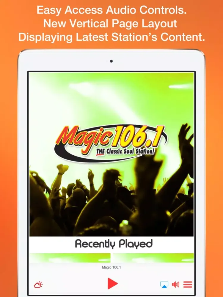Magic 106.1 iPad 应用截图