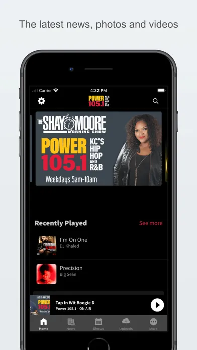 Capturas de pantalla de Power 105.1