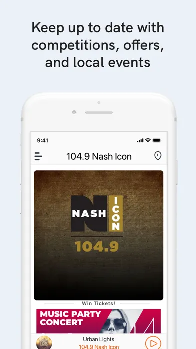 Captures d'écran de 104.9 Nash Icon