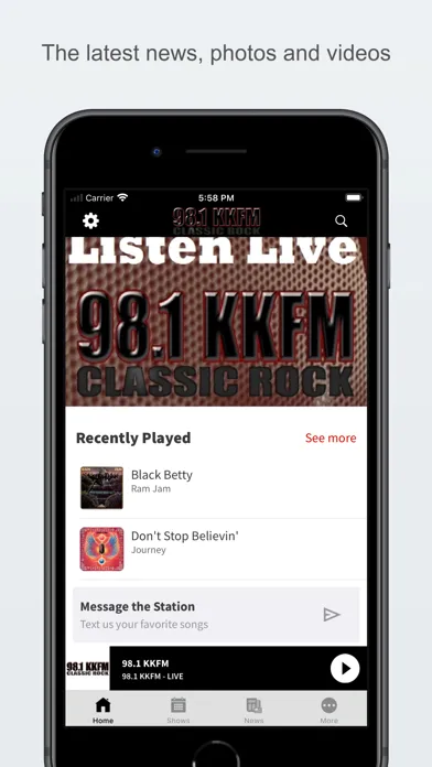 98.1 KKFM سکرین شاٹس