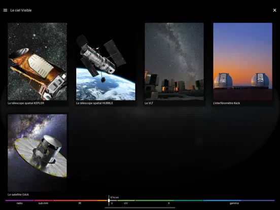 Les couleurs de l'espace iPad  Screenshots