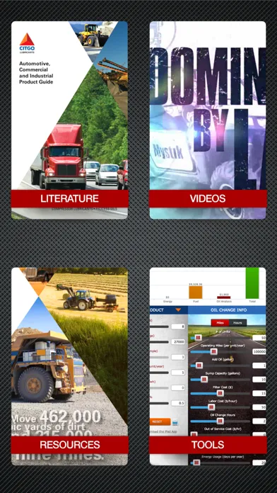Zrzuty ekranu Lubricants