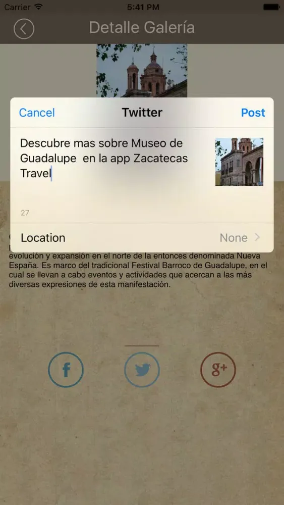 Turismo Zacatecas Hiker سکرین شاٹس