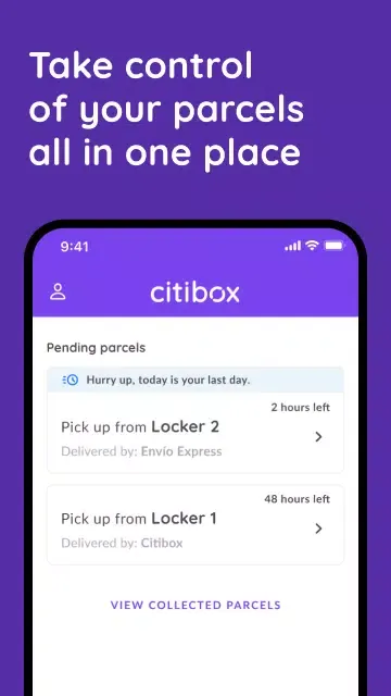 Capturas de pantalla de Citibox, get your parcels
