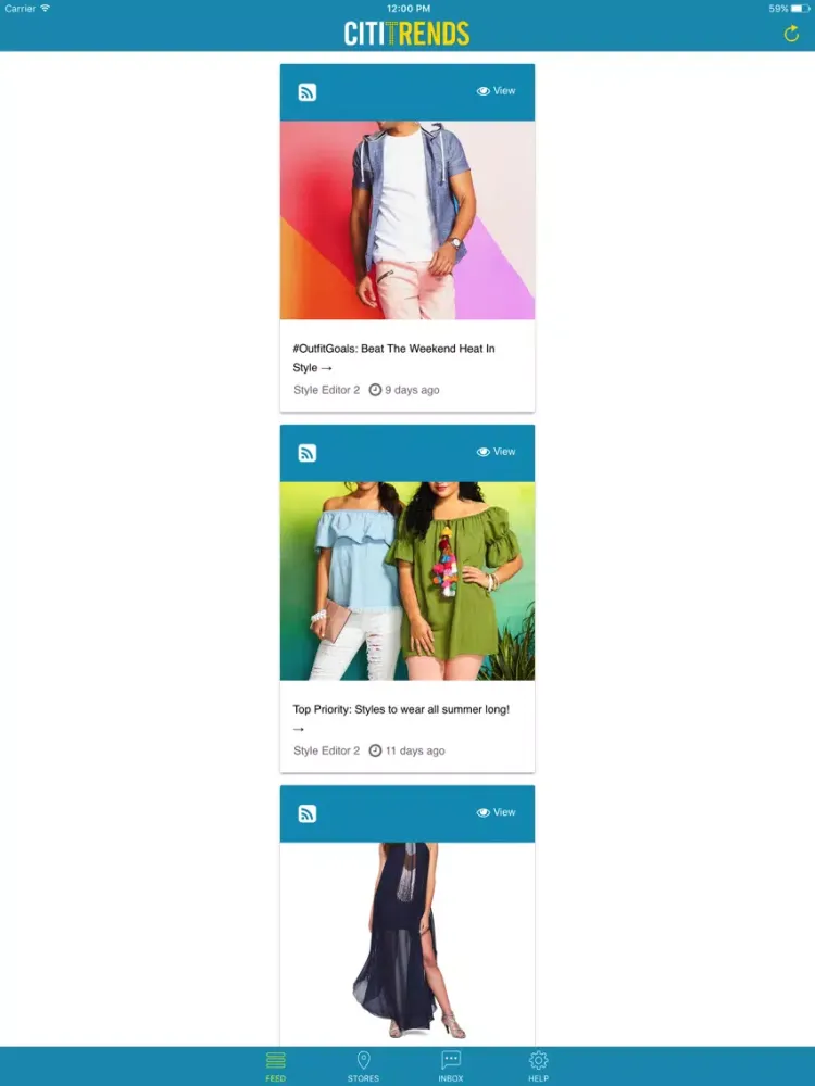 CITI TRENDS Mobile iPad 应用截图