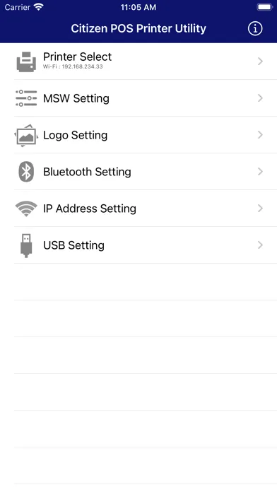 Citizen POS Printer Utility স্ক্রিনশট
