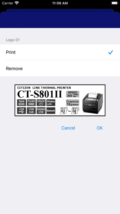 Citizen POS Printer Utility স্ক্রিনশট