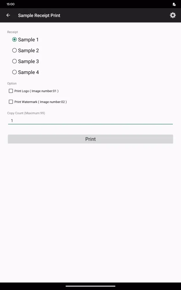 Citizen PDemo for POS Printer Screenshots