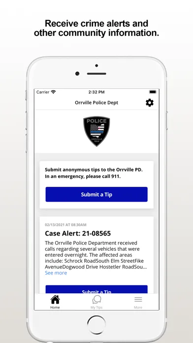 Orrville PD 스크린샷