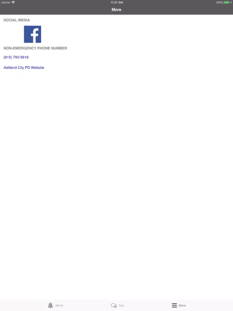 Ashland City PD iPad 应用截图