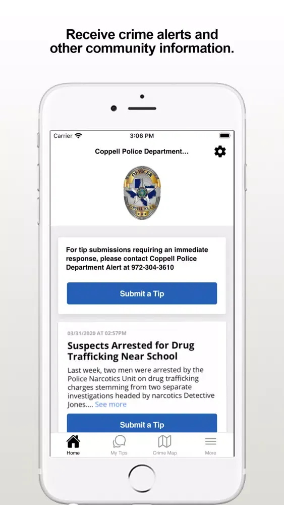 Coppell PD سکرین شاٹس