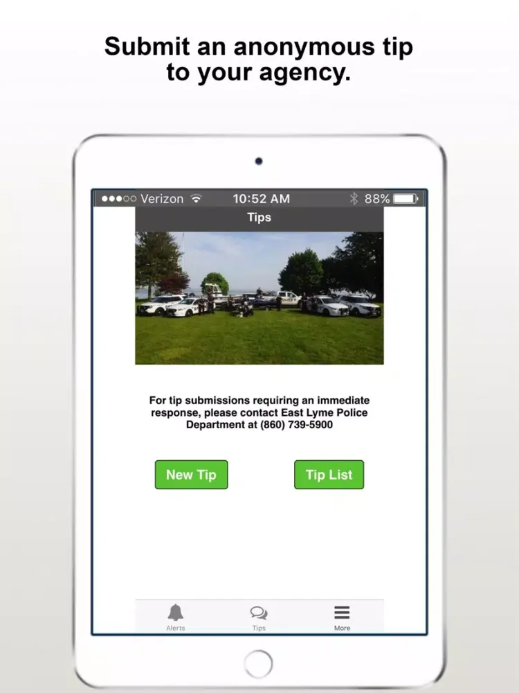 East Lyme PD iPad 应用截图