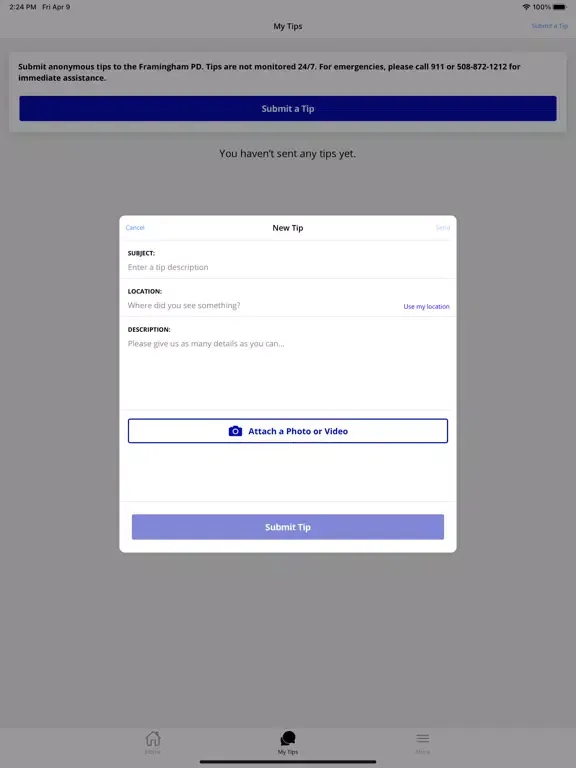 Capturas de pantalla de Framingham PD iPad 