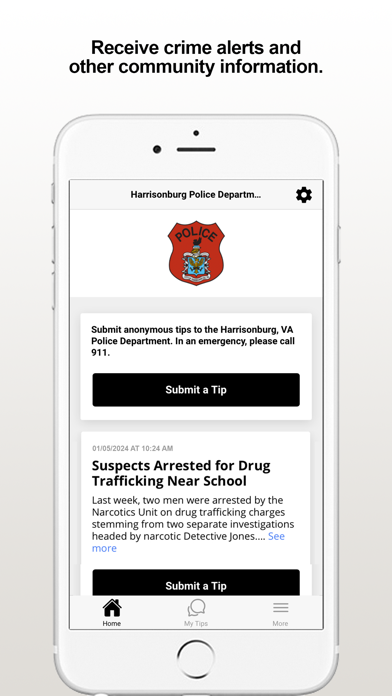 Tangkapan skrin Harrisonburg PD