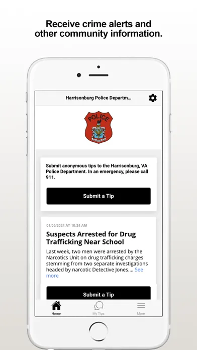 Ảnh chụp màn hình của Harrisonburg PD